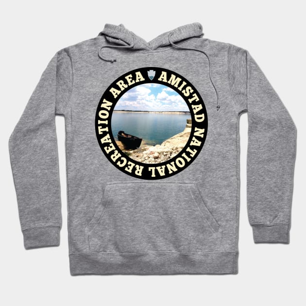 Amistad National Recreation Area circle Hoodie by nylebuss